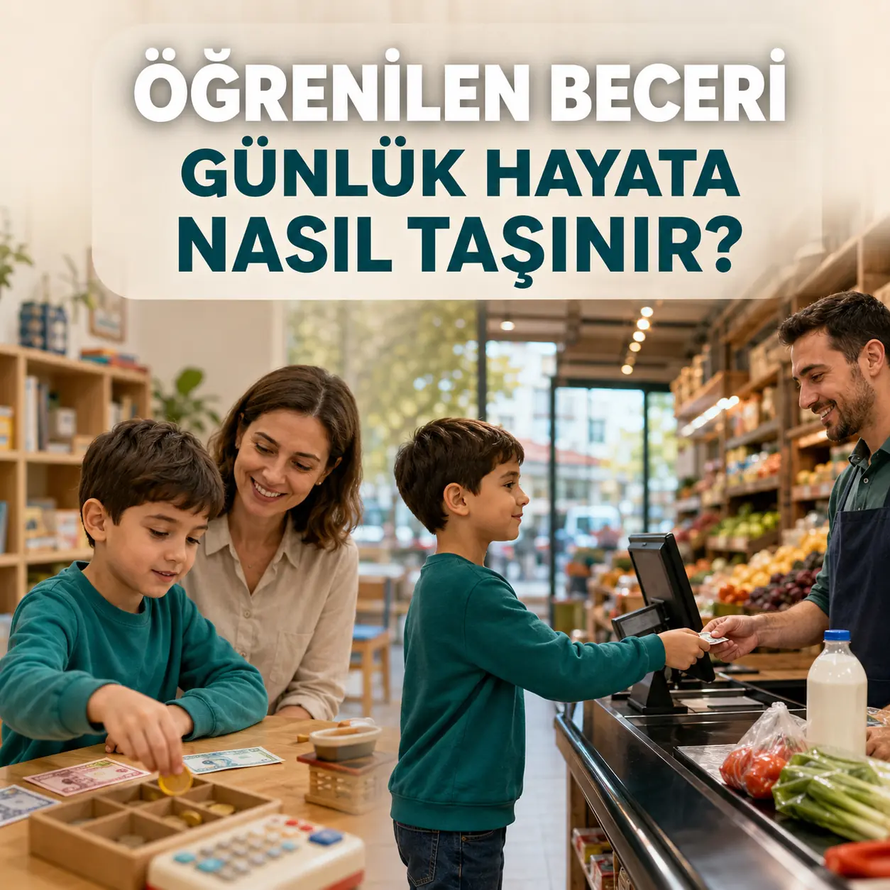 ÇOCUĞUN ÖĞRENDİĞİ BECERİLERİ GÜNDELİK HAYATA AKTARMASI NASIL OLUR?
